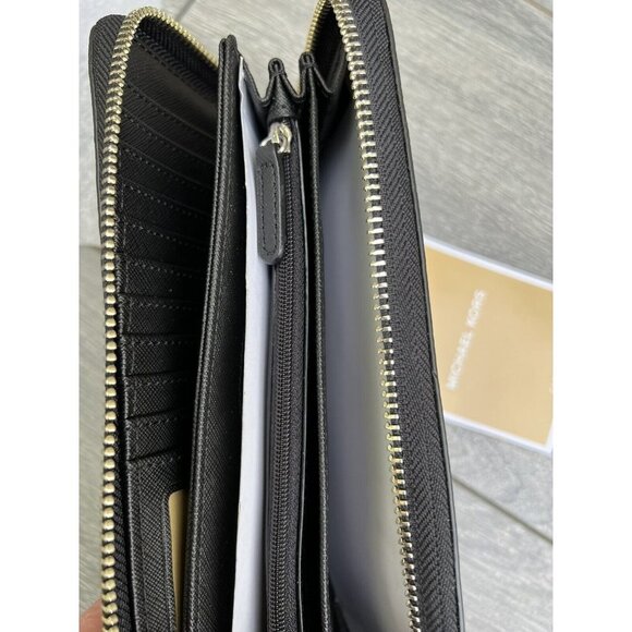 MICHAEL MICHAEL KORS Large Logo Continental Wallet silver hardware - Picture 5 of 7